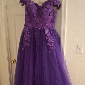 Elegant Purple Kids Dress